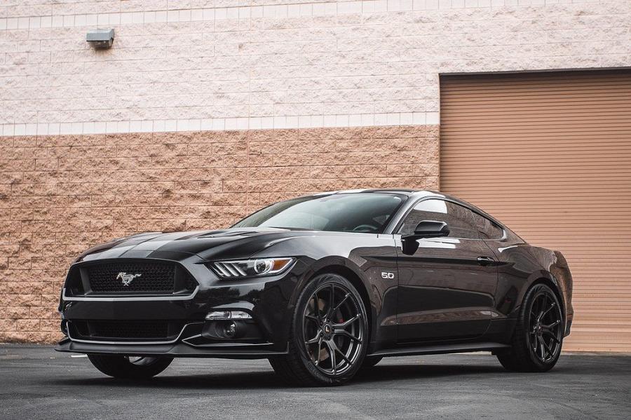 Ford Mustang GT Black Diamond on Vorsteiner Wheels (V-FF 103) '2016